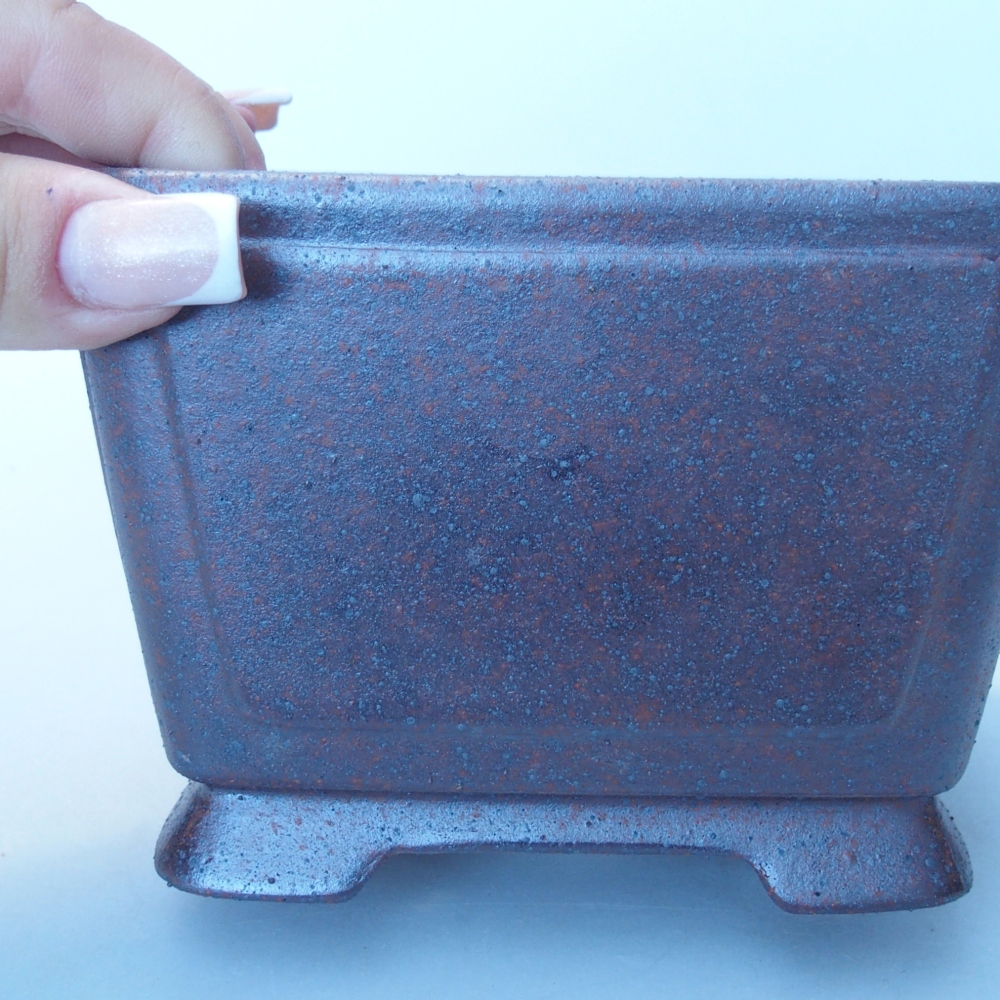 Schale 12 x 12 x 8,5 cm braun