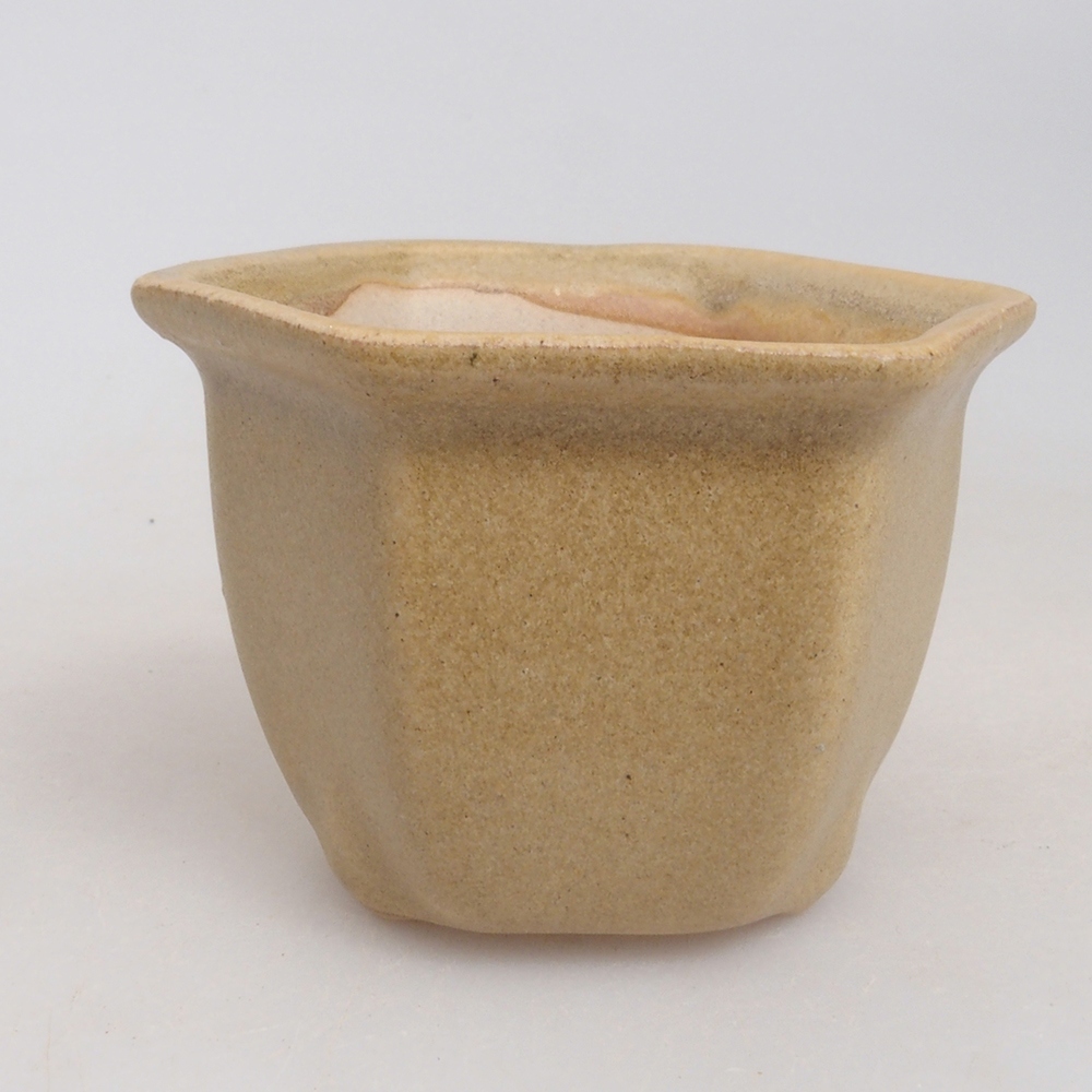 Mini-Bonsaischale 7 x 7 x 5  cm, Farbe braun
