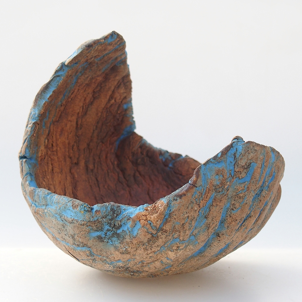 Keramikschale 10 x 10 x 12 cm , gelb