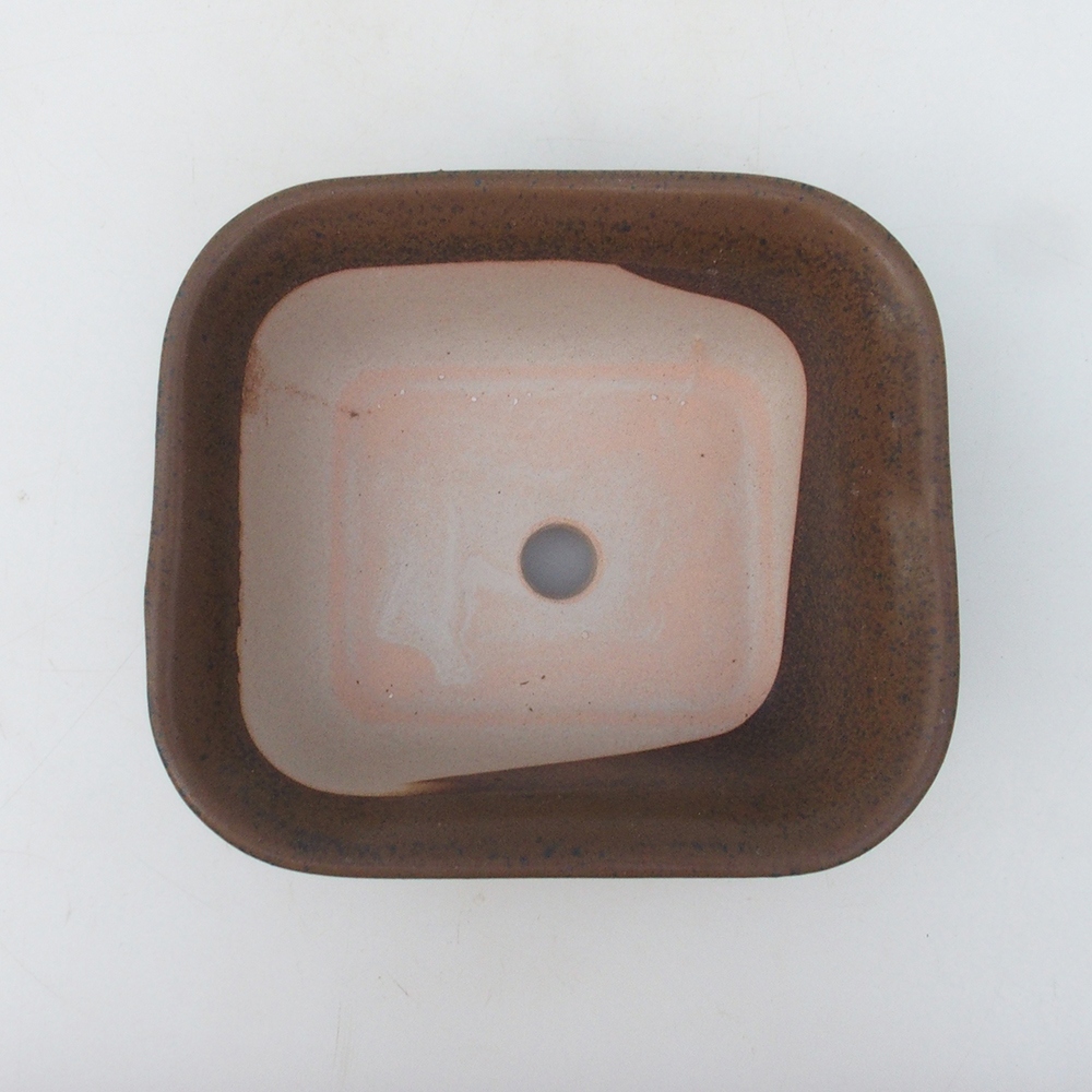 Bonsai-Schale H37 - 14,5 x 13 x 6,5 cm - braun