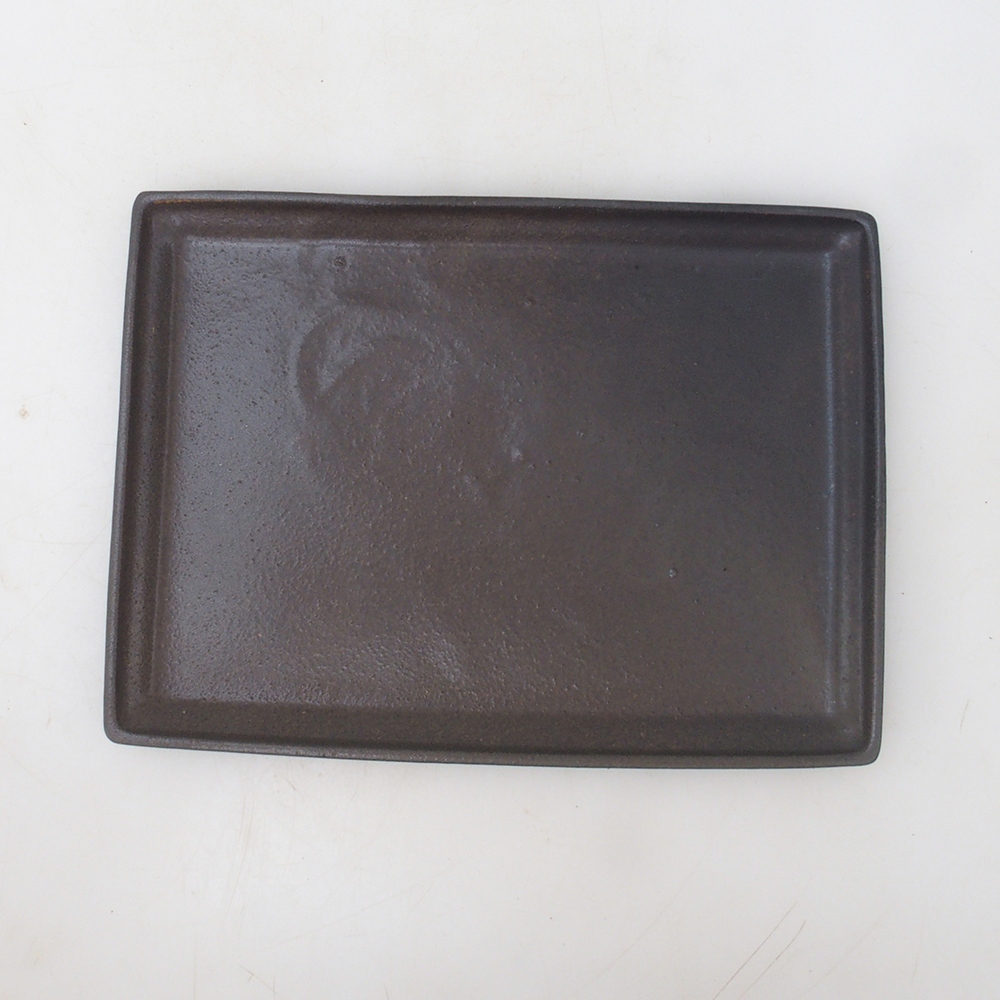 Bonsai-Schale rechteckig 22,5 x 17 x 1,5 cm – braun