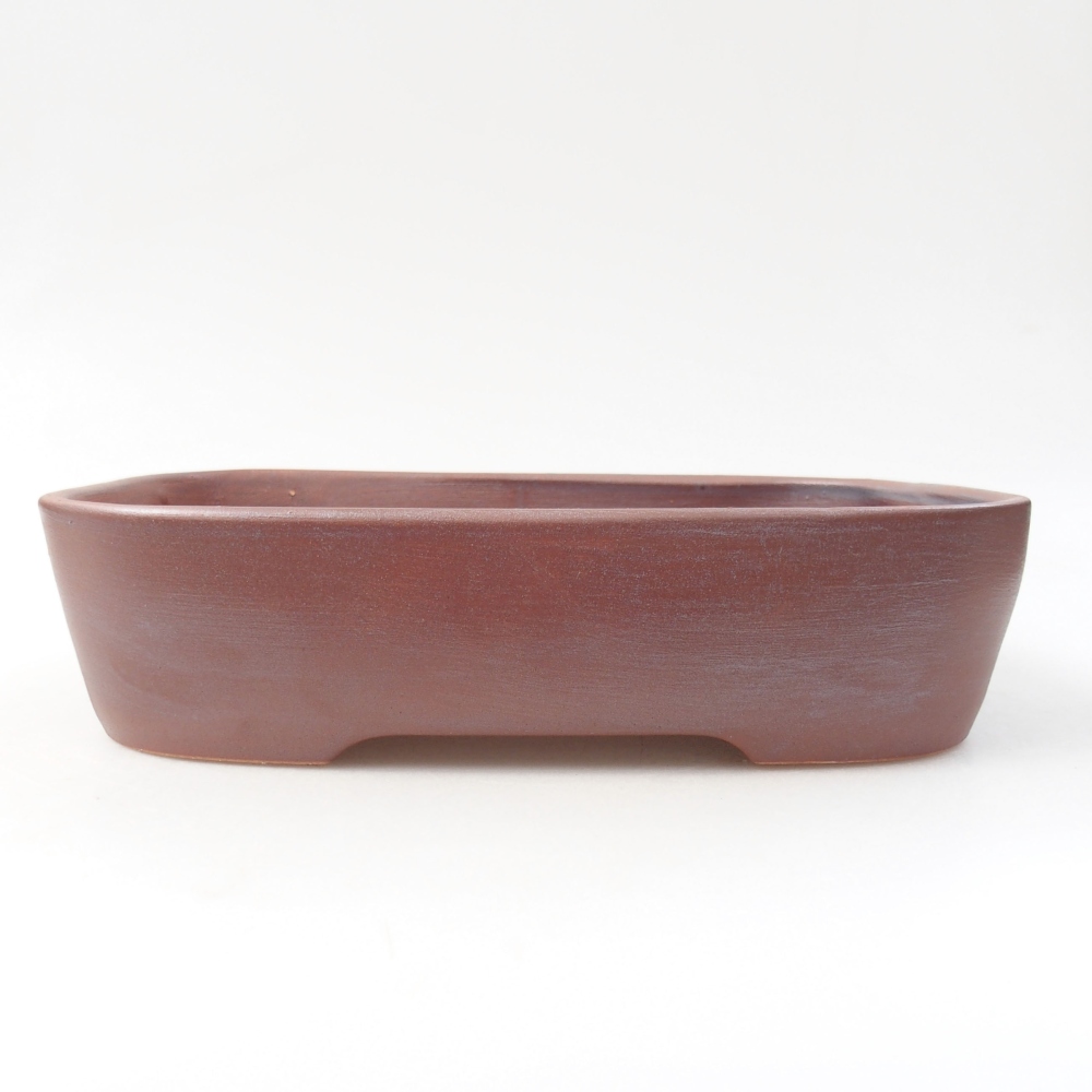 Keramik-Bonsaischale 23 x 18 x 5,5 cm, Farbe Metallische