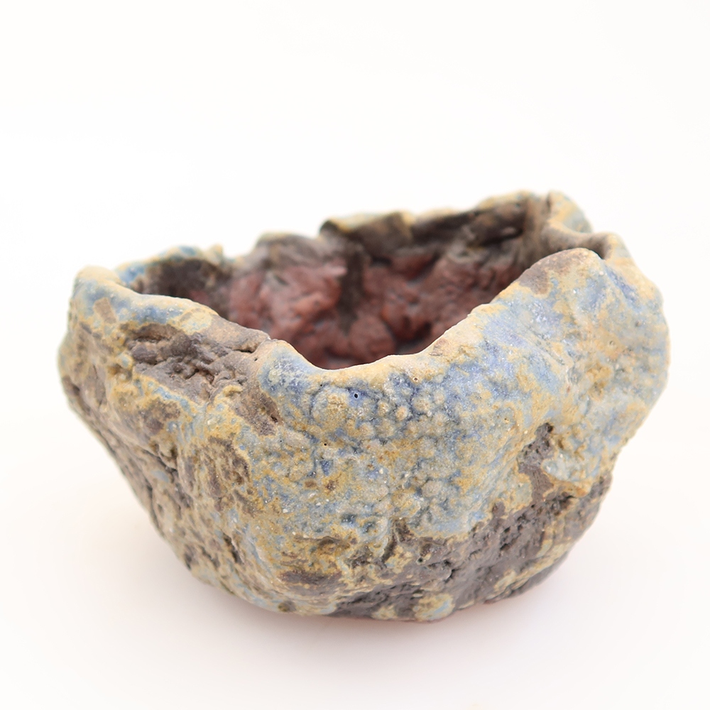 Keramikschale  7,5 x 7 x 5,5 cm, Farbe: Blau