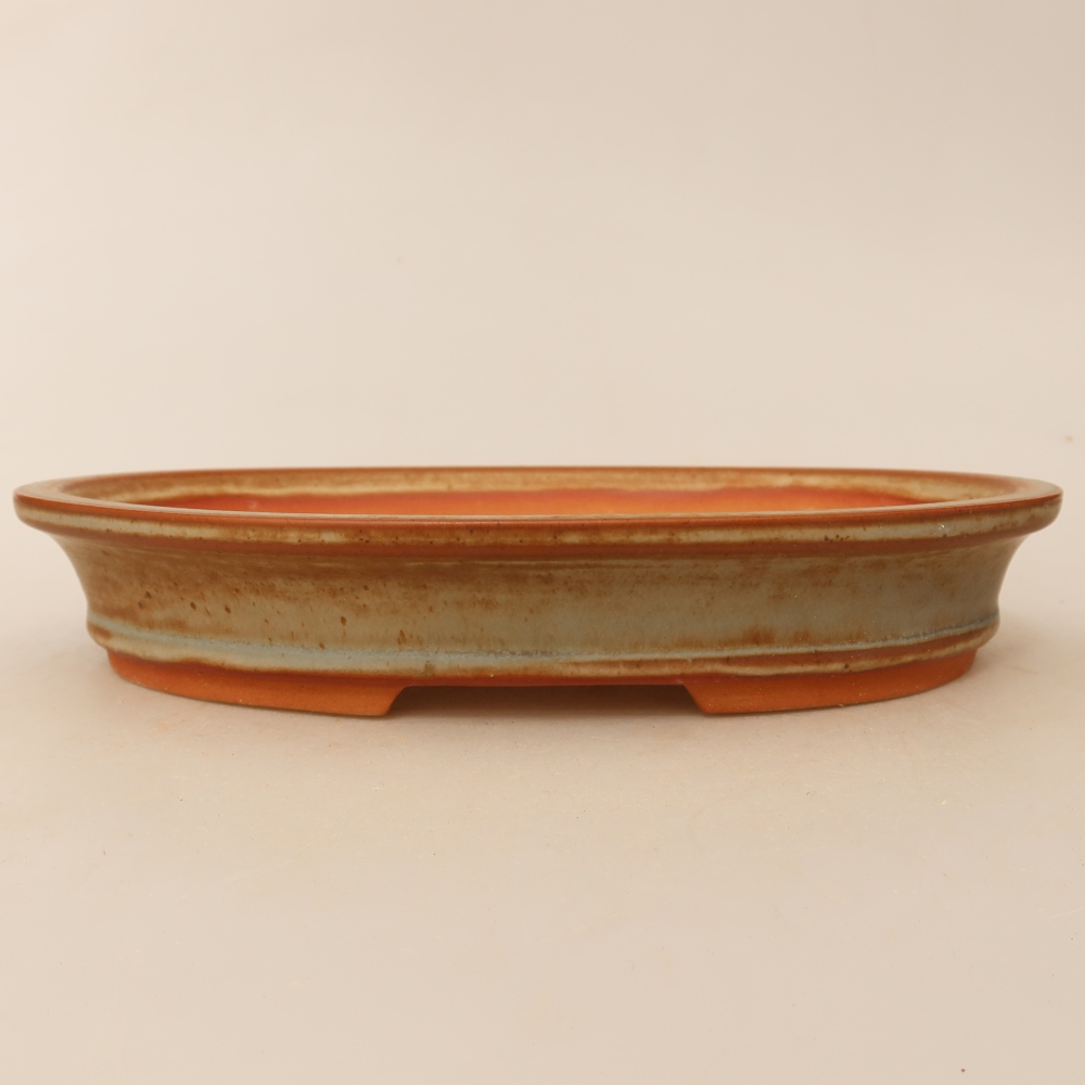 Keramikschale  21 x 14,5 x 3,5 cm, Farbe: Beige
