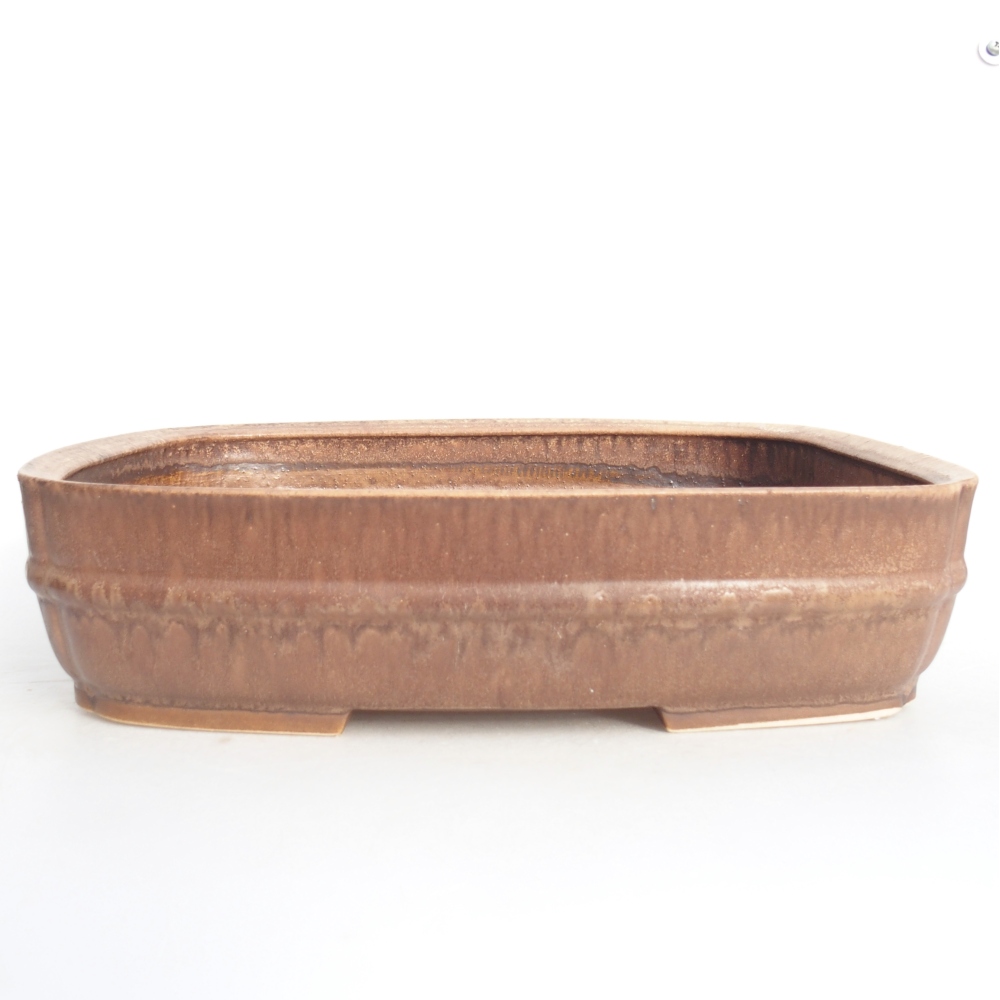 Bonsaischale aus Keramik 29,5 x 24 x 7 cm, rosa