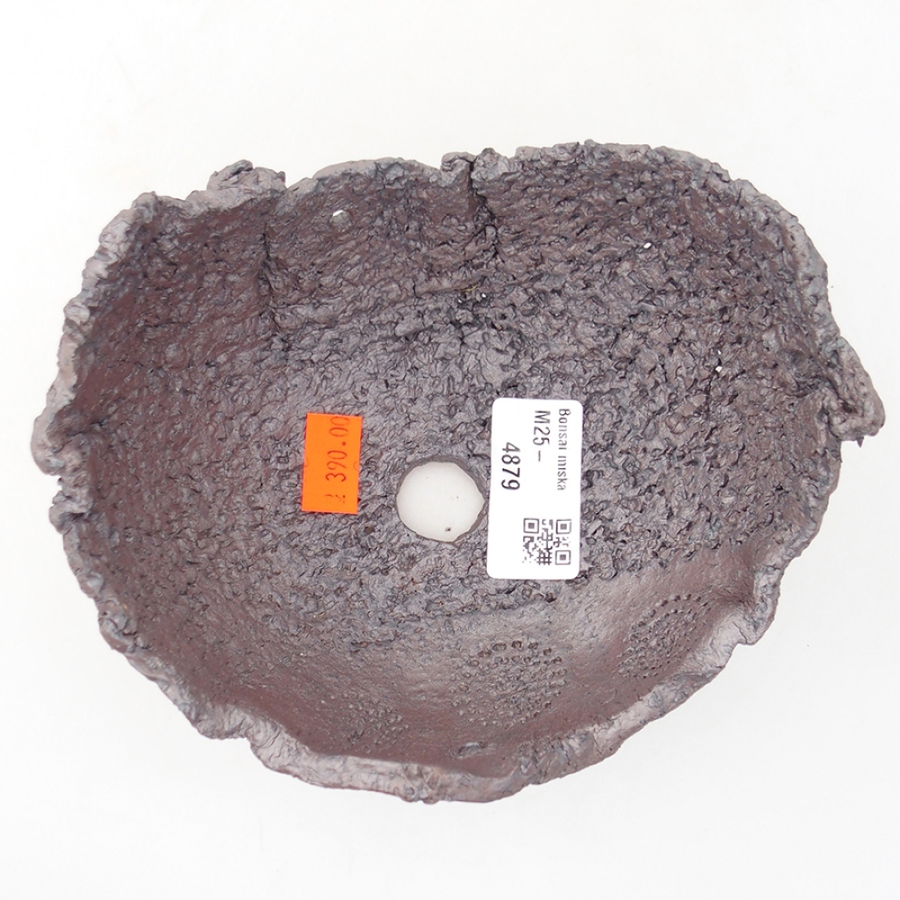 Keramikschale 14 x 12,5 x 8 cm, metallicfarben