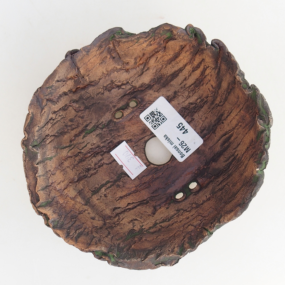 Keramikschale 13 x 13 x 7 cm , Farbe grün