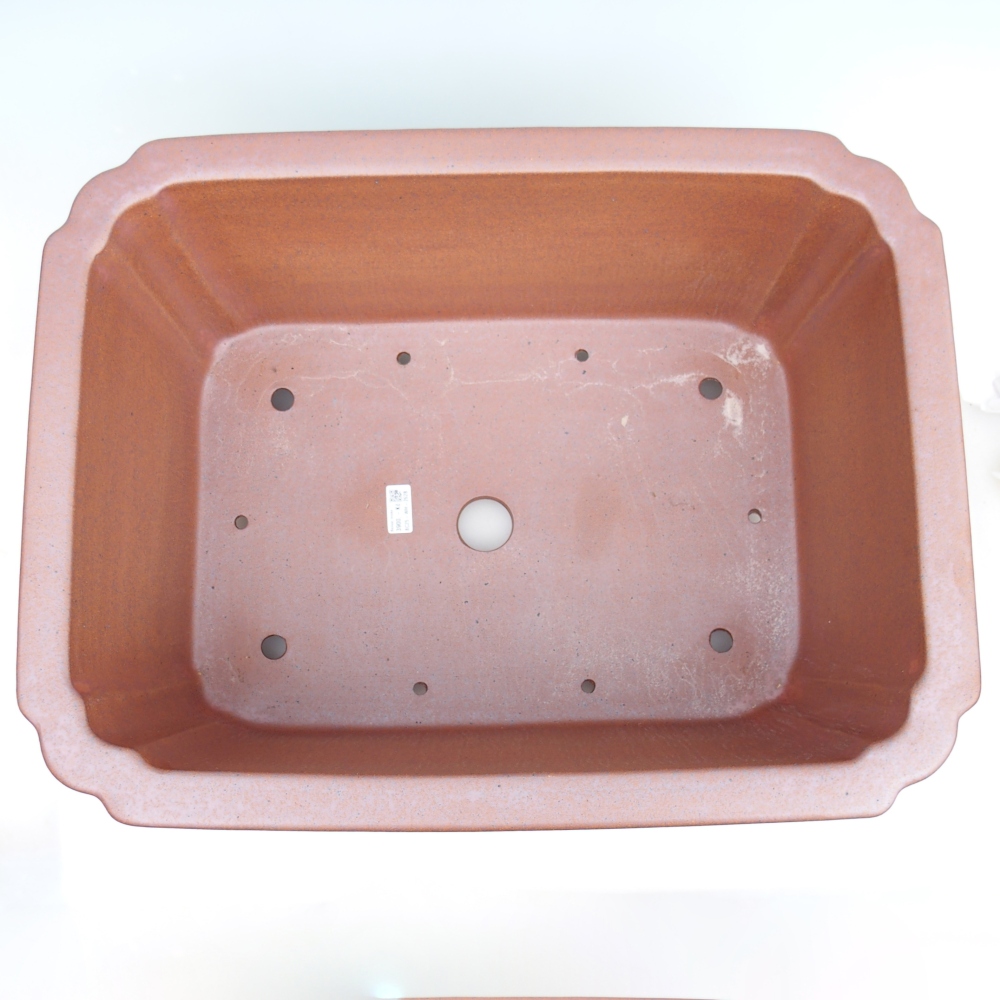 Bonsaischale aus Keramik 61,5 x 47,5 x 26 cm , Farbe Metall - NUR PERSÖNLICHE ABHOLUNG oder Palettentransport