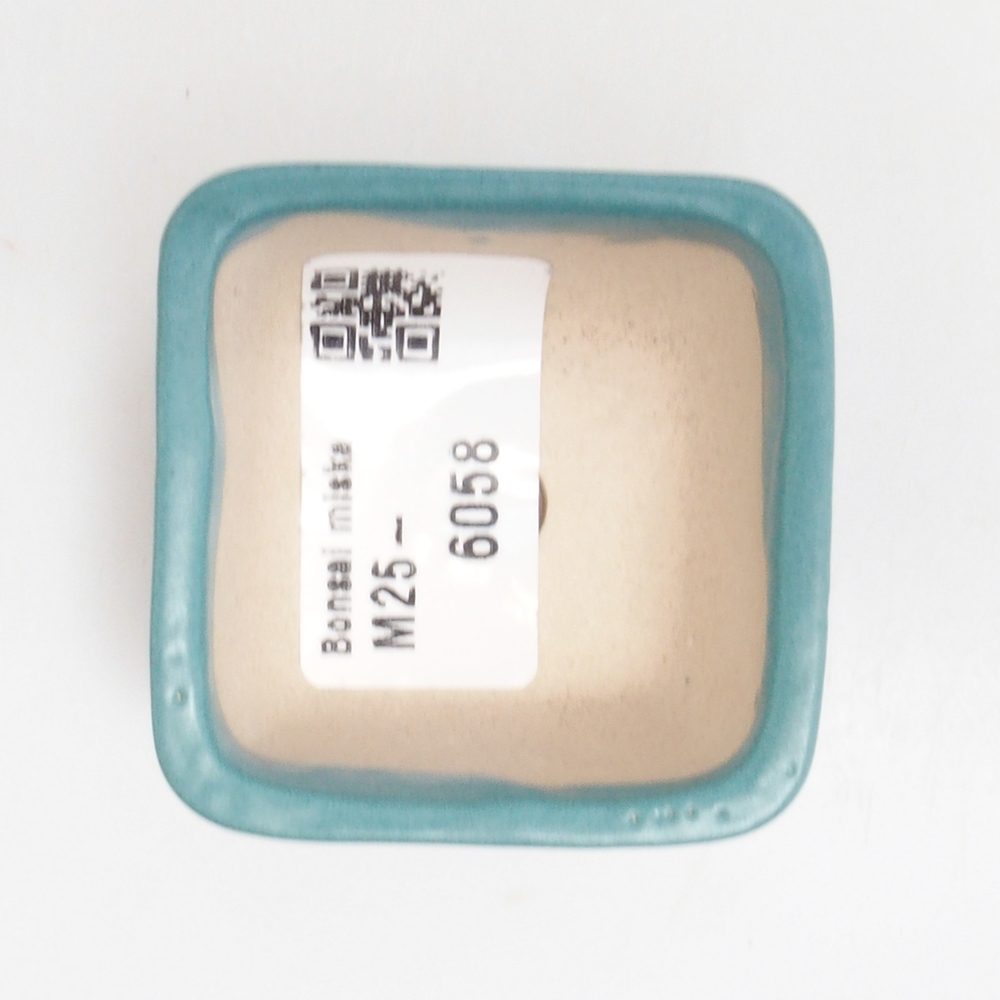 Keramik Bonsai Schale 5 x 5 x 3 cm, Farbe blau