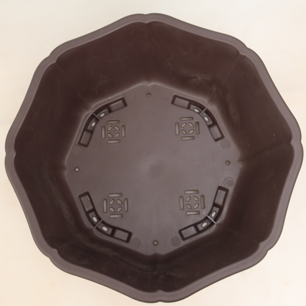 Bonsai-Schale aus Kunststoff MP-31, braun – 39,5 x 37,5 x 14,5 cm