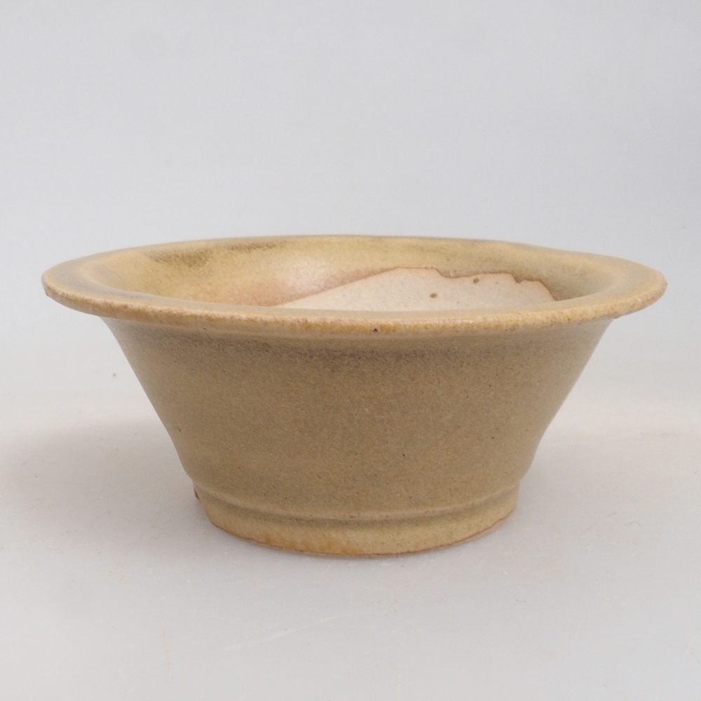 Mini-Bonsaischale 7 x 7 x 2,5  cm, Farbe braun