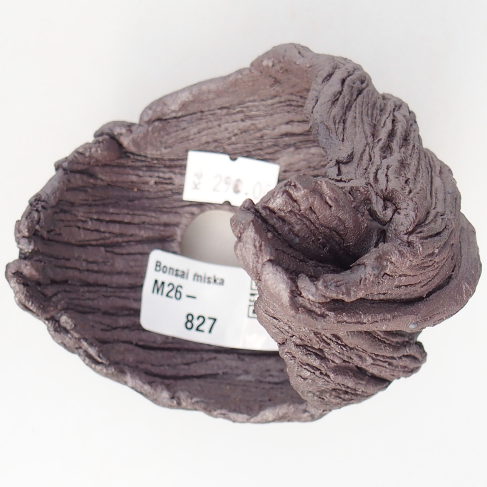 Keramikschale 9 x 7,5 x 13 cm , Metallic-Farbe