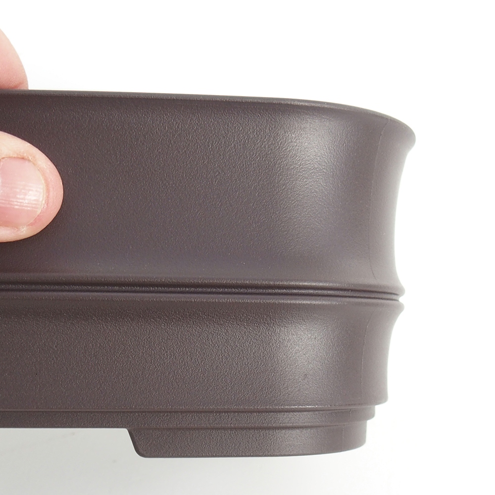 Kunststoffschale MP-23 - 21 x 15 x 8 cm braun