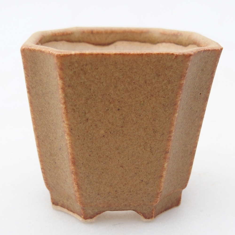 Mini-Bonsaischale 4,5 x 4,5 x 4 cm, braun