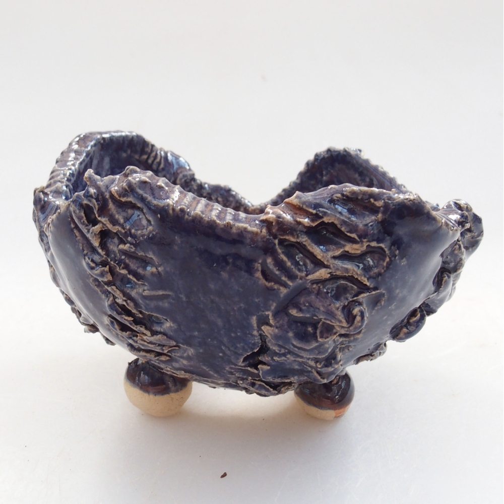 Keramikschale 7 x 7 x 5 cm, Farbe blau