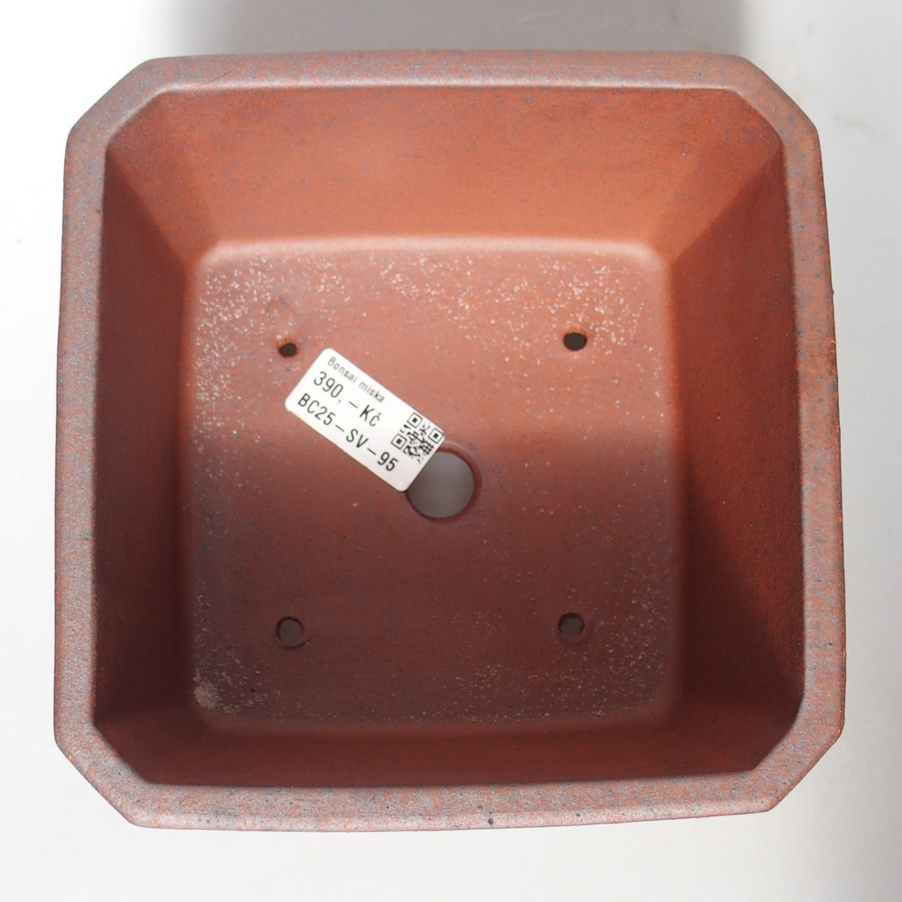 Schale 16,5 x 16,5 x 11,5 cm braun