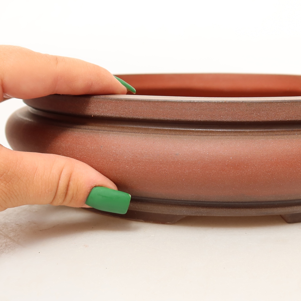 Keramikschale  22,5 x 22,5 x 6 cm, Farbe: Ziegelrot