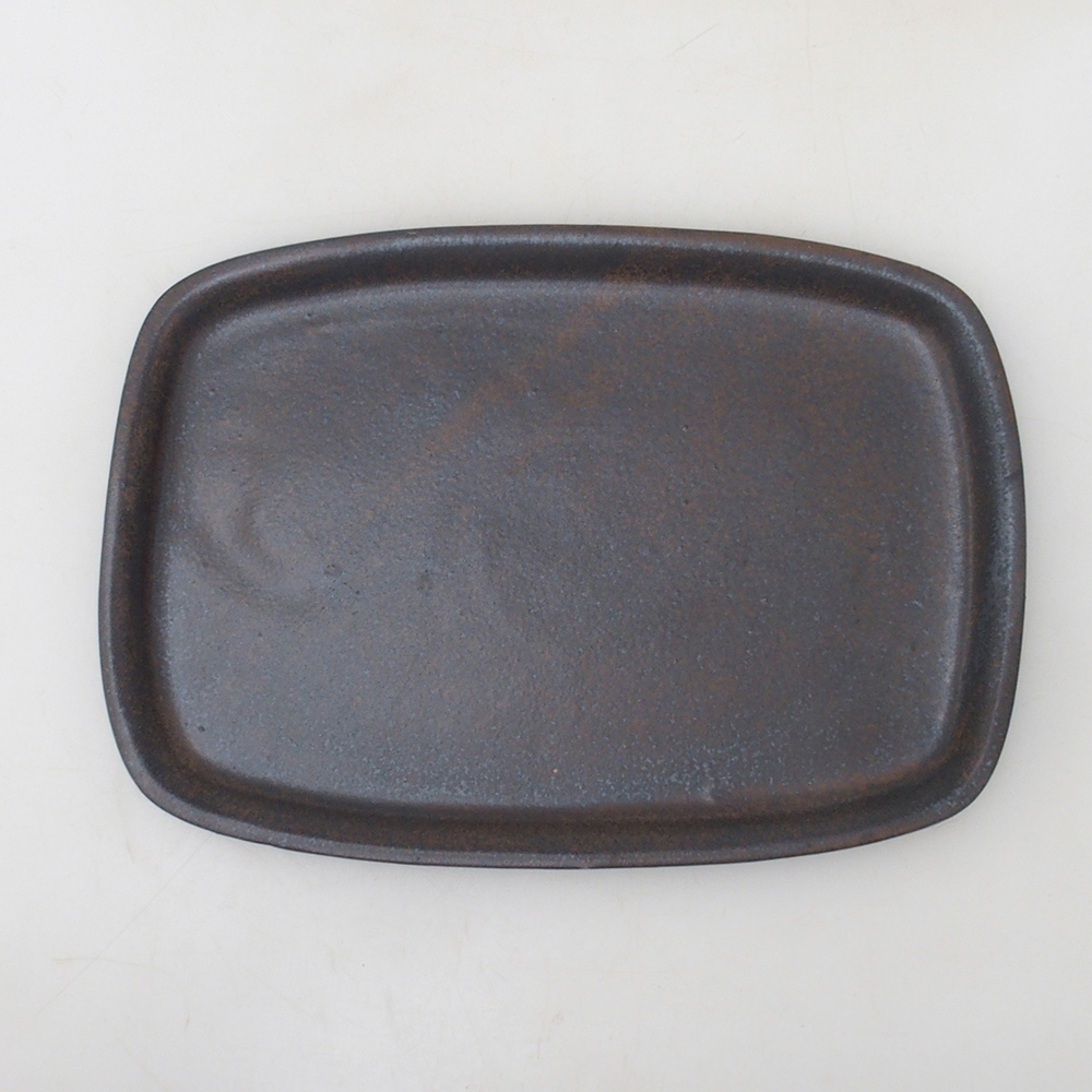 Keramikuntertasse H08 – 22,5 x 16 x 1 cm – braun