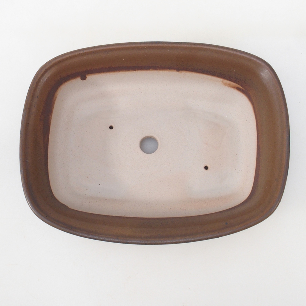 Bonsai-Schale H09 - 30 x 23 x 7,5 cm - braun