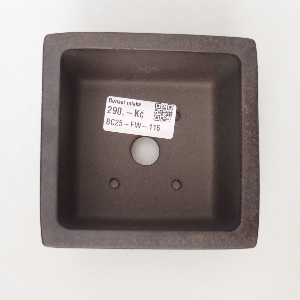 Schale 10 x 10 x 7 cm braun ocker