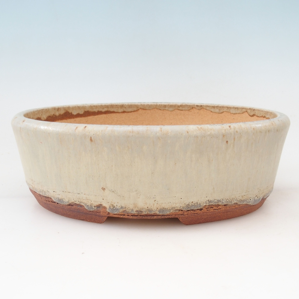 Bonsaischale 24 x 19 x 8 cm , Farbe beige