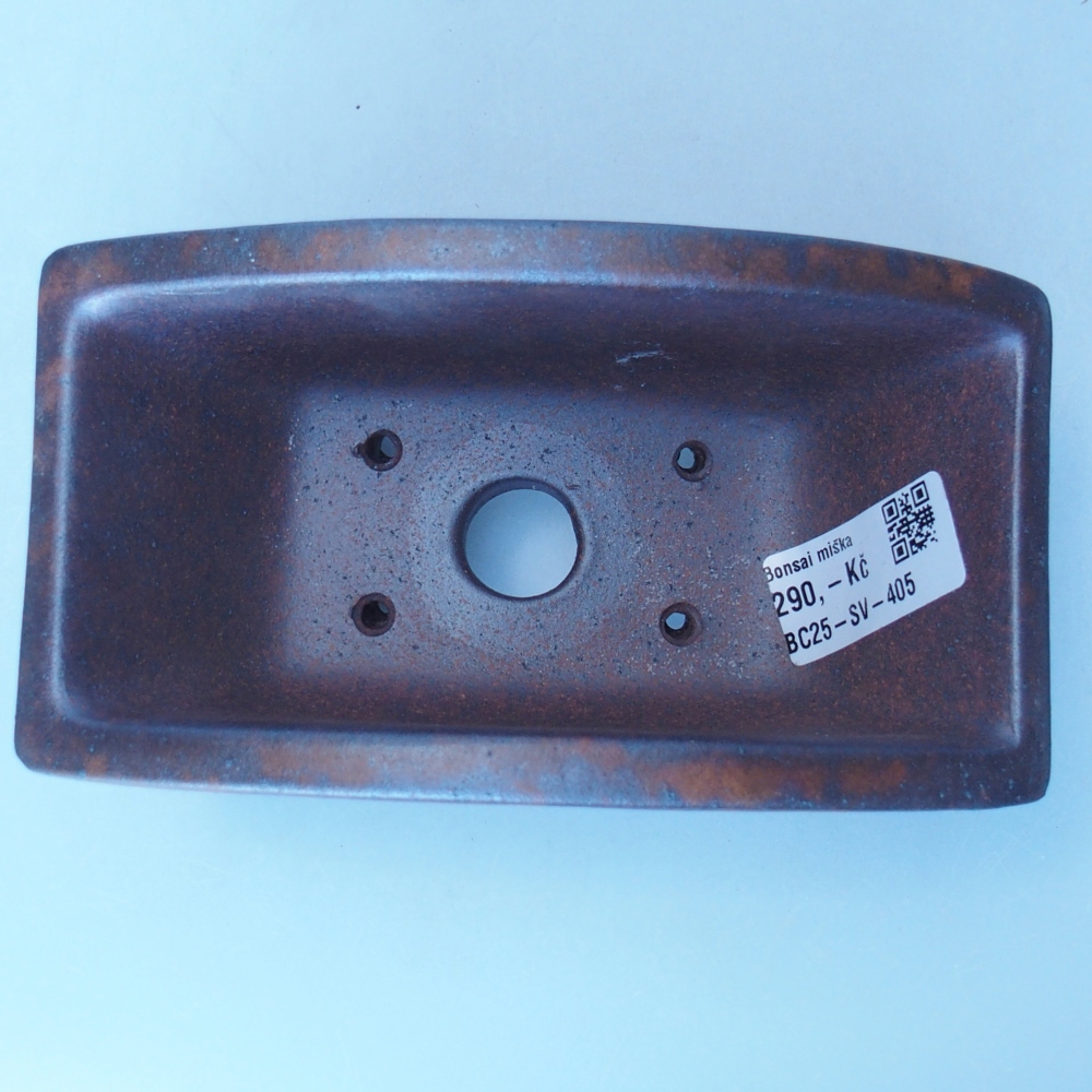 Schale 16 x 8 x 9 cm braun