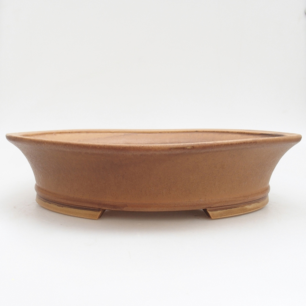 Keramik-Bonsaischale 32 x 29 x 7 cm, Farbe Rosa
