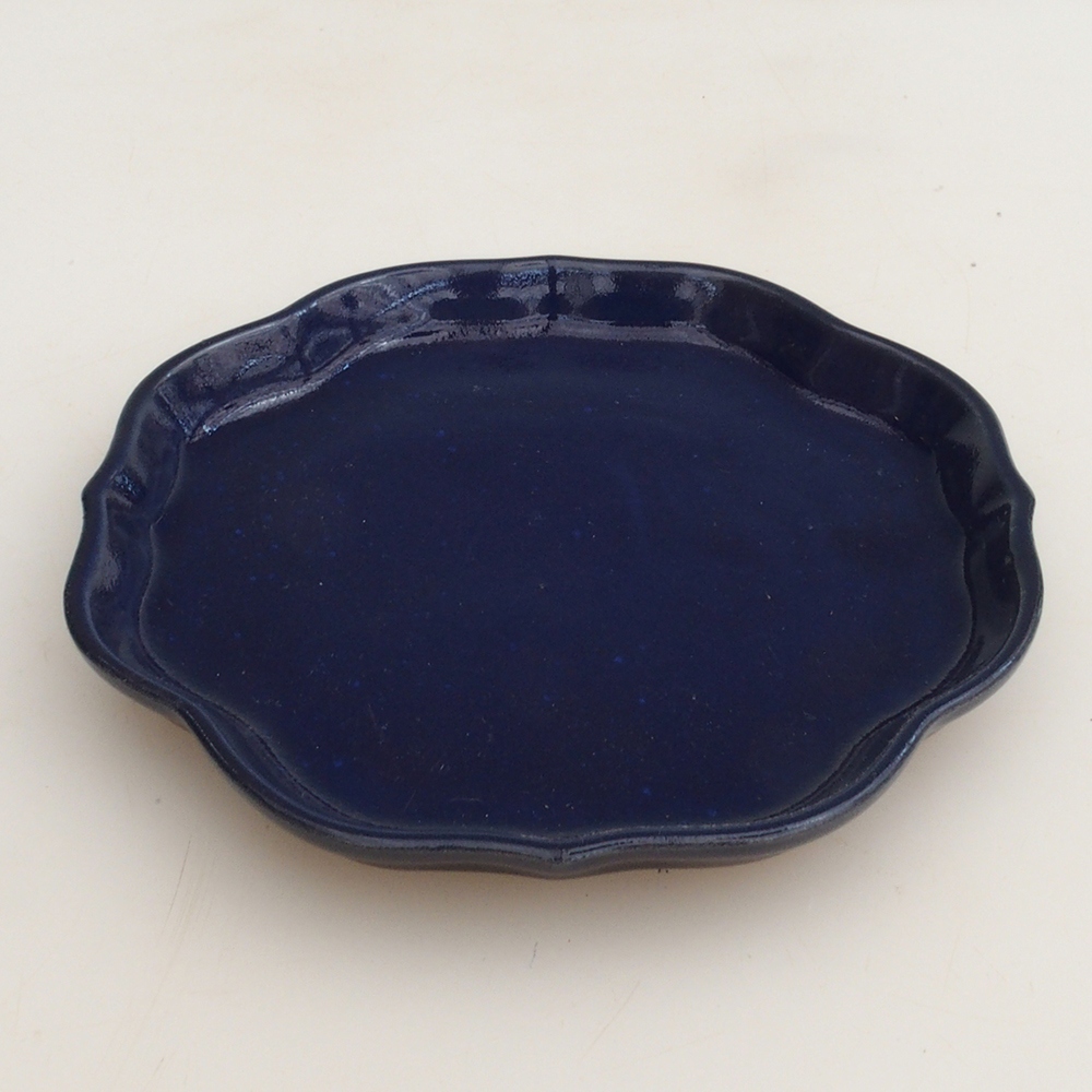 Keramikschale H06 – 14 x 14 x 1,5 cm – blau