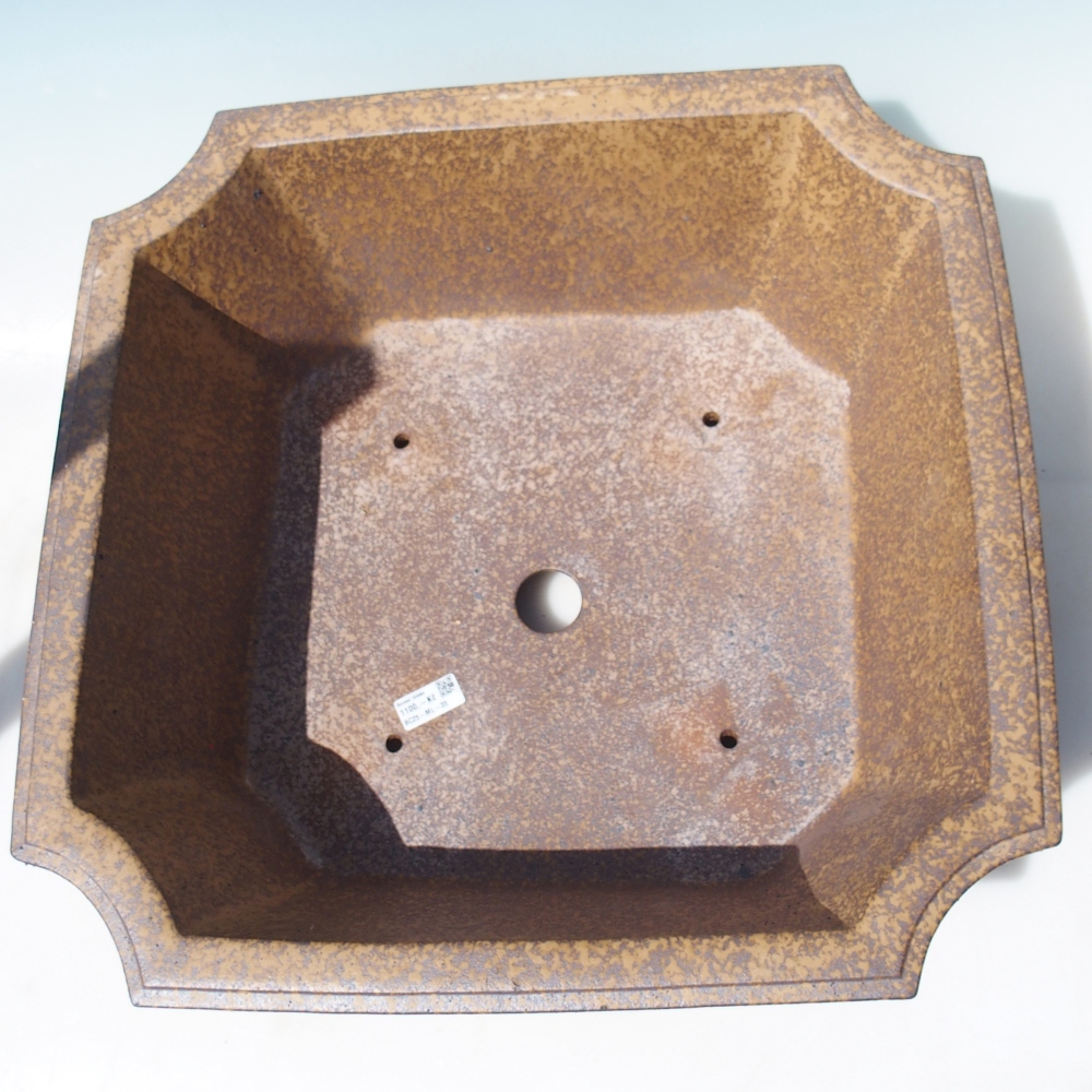 Schale 52 x 52 x 18 cm braun - NUR PERSÖNLICHE ABHOLUNG ODER PALLETTENVERKEHR