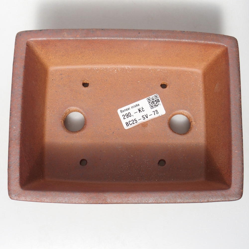 Schale 18,5 x 14 x 6,5 cm braun