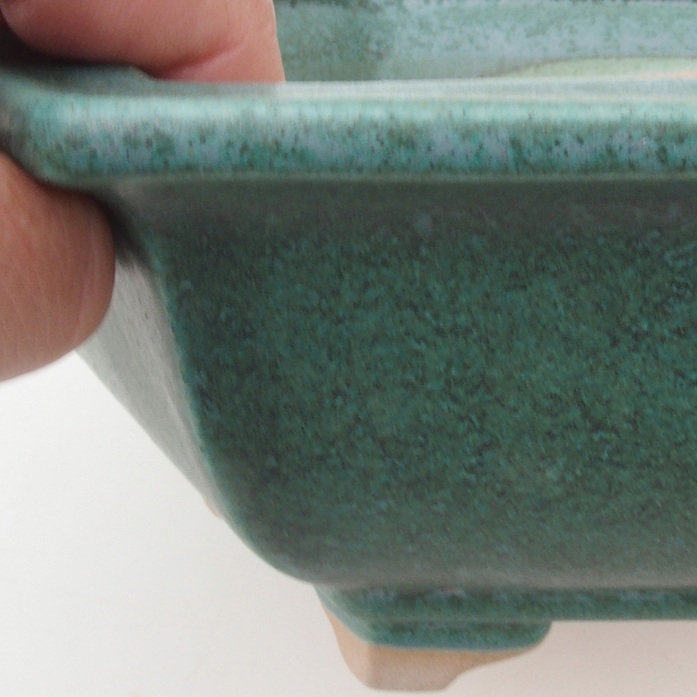Bonsai-Schale H05 – 19 x 21,5 x 7 cm – grün