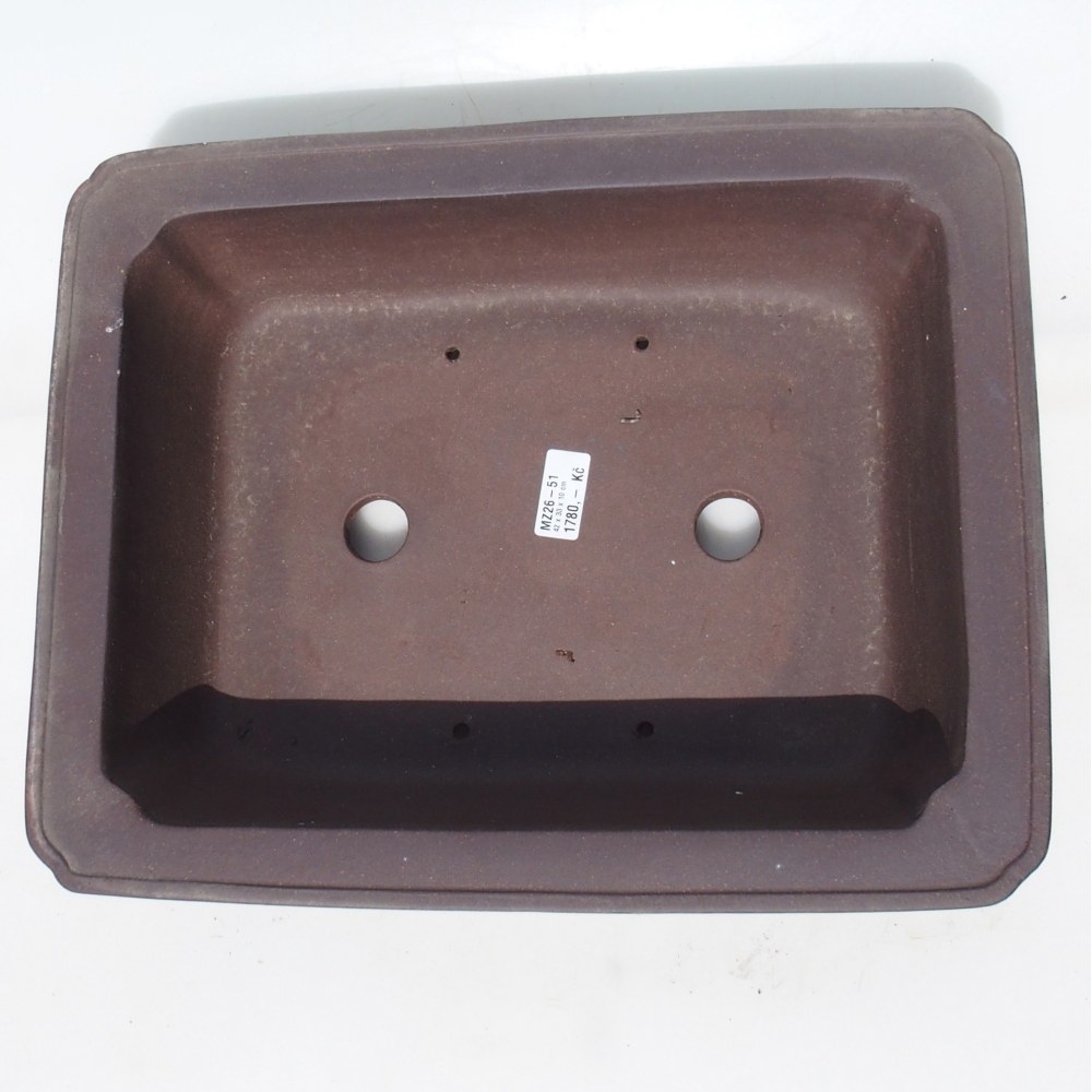 Bonsaischale 42 x 33 x 10 cm - braun