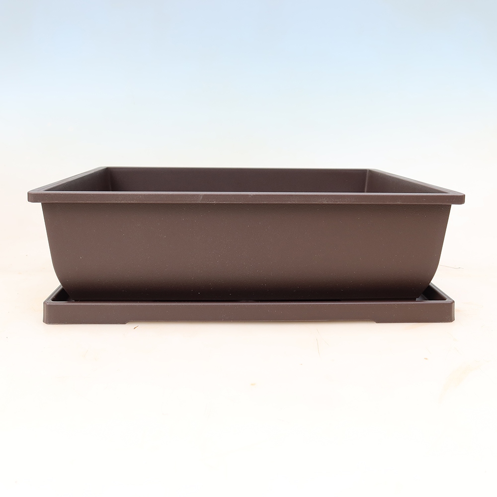 Bonsaischale + Untertasse Kunststoff MP-7 - 34 x 26 x 11cm