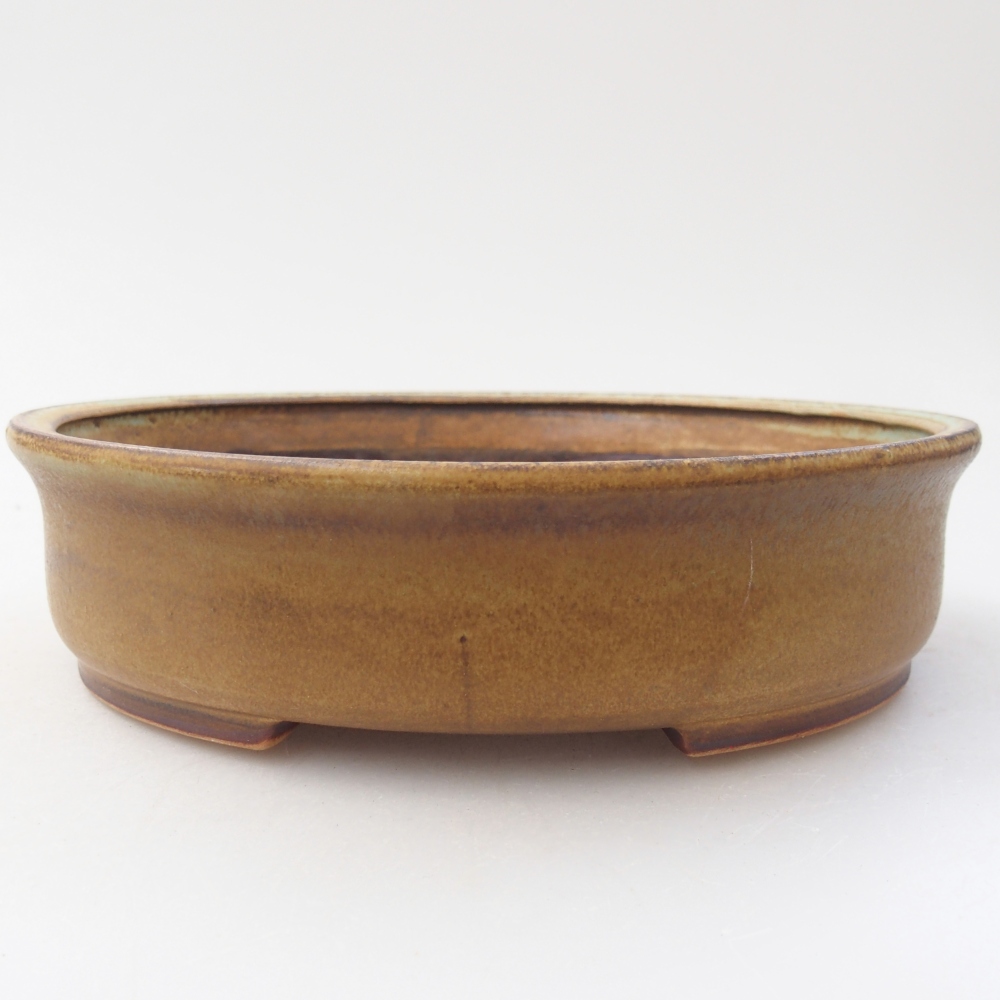 Bonsaischale aus Keramik 17,5 x 16 x 4,5 cm, grün