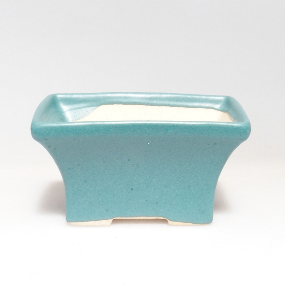 Keramik Bonsai Schale 5,5 x 4 x 3 cm, Farbe blau