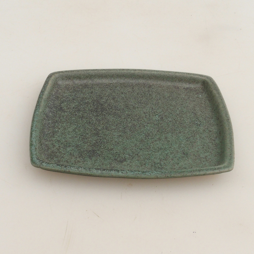 Keramikschale H11 – 11,5 x 9,5 x 1 cm – grün