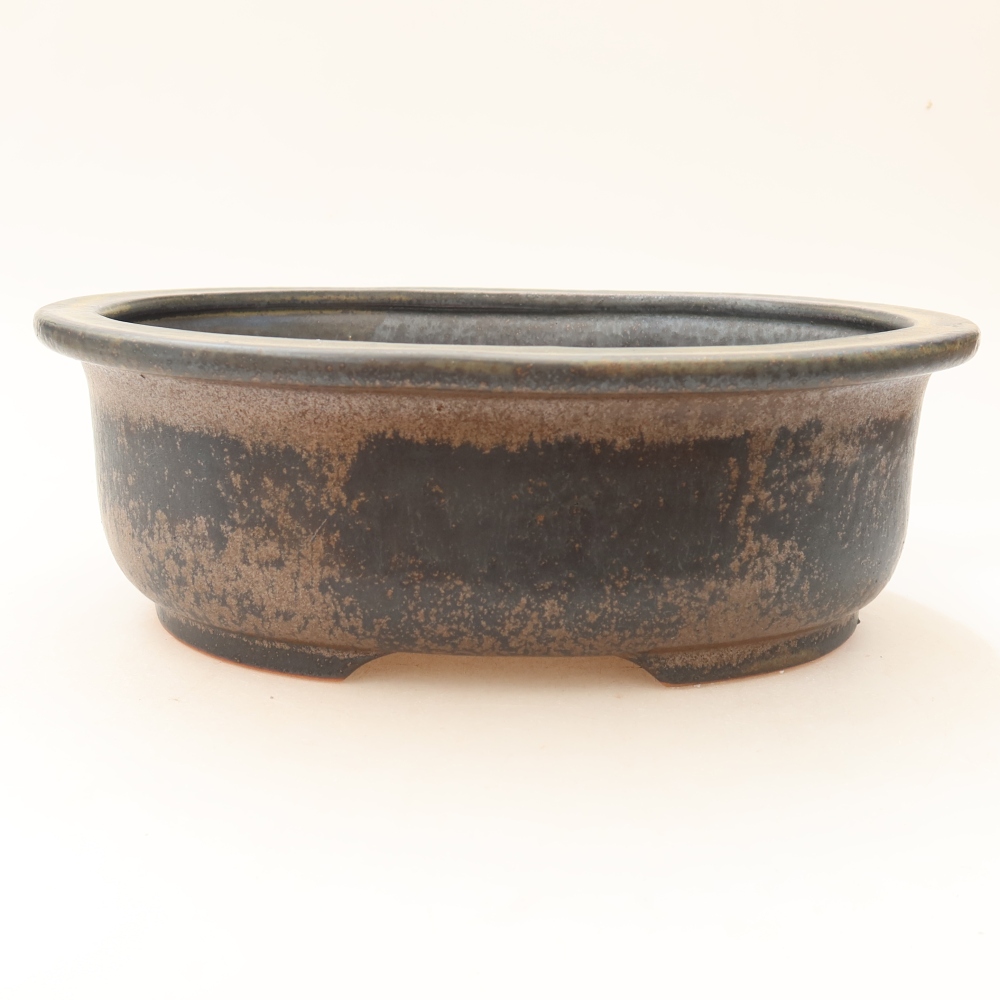 Keramik-Bonsai-Schale 23 x 19 x 8 cm, Farbe: braun