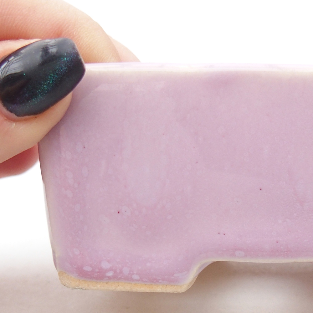 Mini-Bonsaischale 9 x 7 x 4 cm, rosa