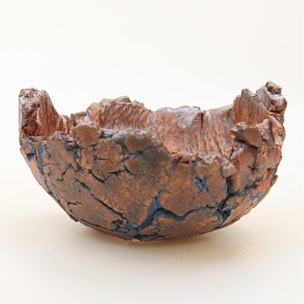 Keramikschale 11 x 10,5 x 6,5 cm, Farbe: Blau