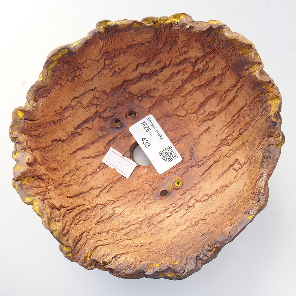 Keramikschale 16 x 15 x 8,5 cm , Farbe gelb