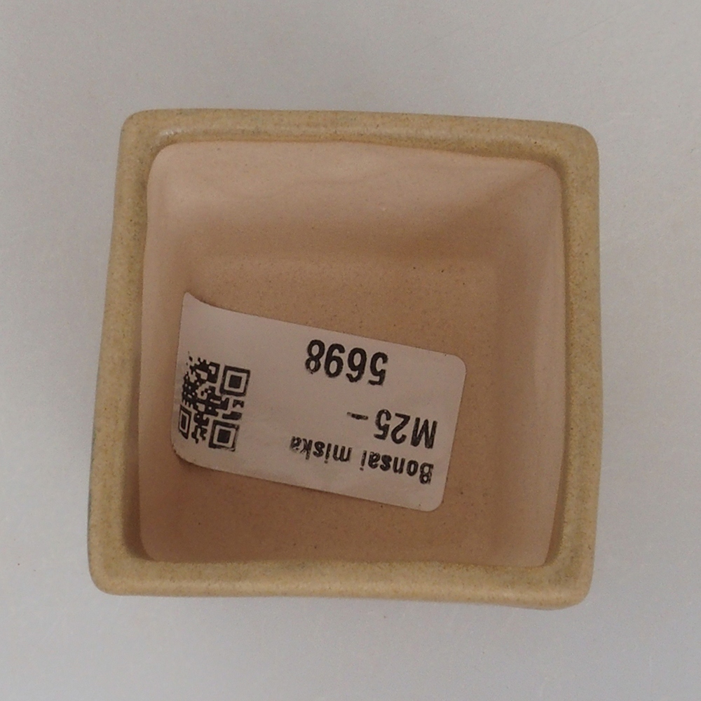 Mini-Bonsaischale 5 x 5 x 5  cm, Farbe braun