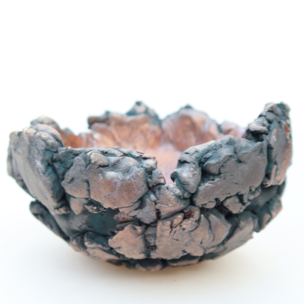 Keramikschale  11,5 x 11,5 x 8 cm, Farbe: grün