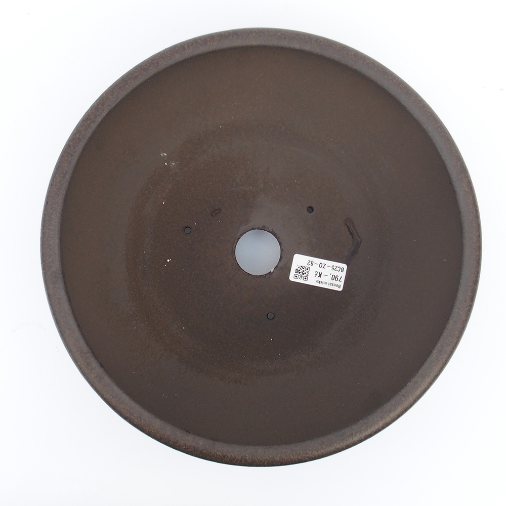 Schale 29 x 29 x 9,5 cm braun ocker