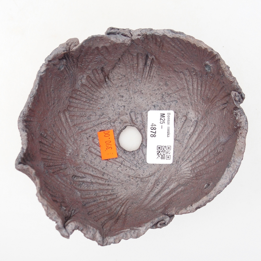 Keramikschale 13 x 12,5 x 8 cm, metallicfarben