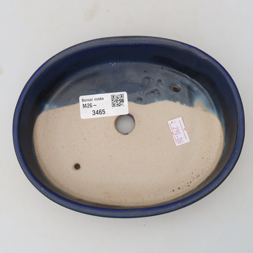 Keramik-Bonsai-Schale 17 x 14 x 4 cm, Farbe: Blau