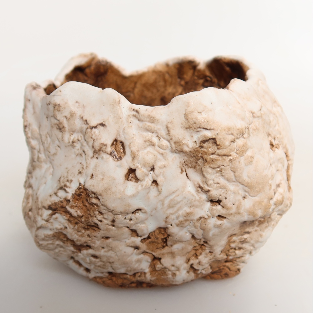 Keramikschale  7,5 x 7 x 6,5 cm, Farbe: Weiß