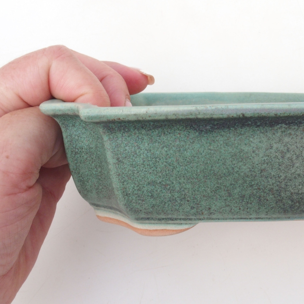 Bonsai-Schale H03 – 16,5 x 12 x 4,5 cm – grün