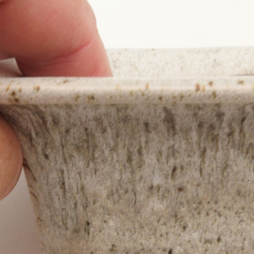 Bonsai-Schale H11 - 11,5 x 10 x 4 cm - beige