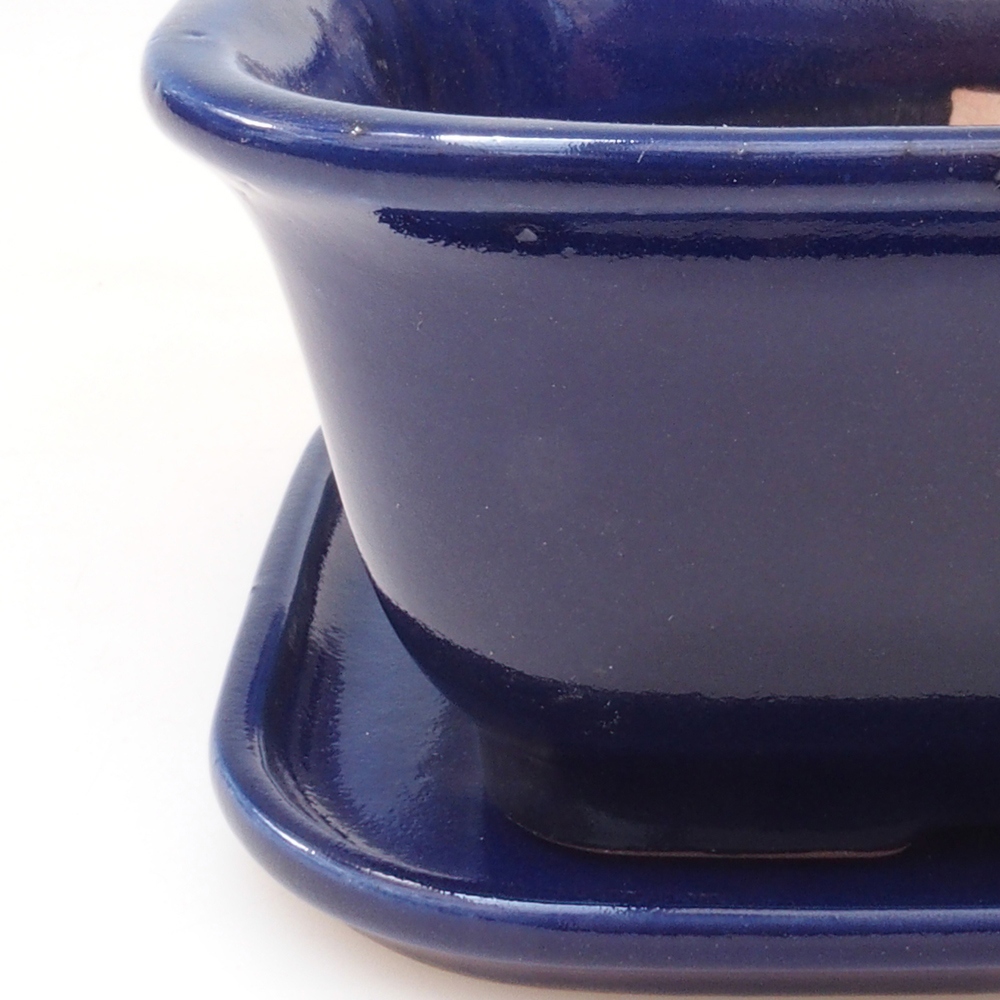 Bonsai-Schale + Untertasse H01 – 12 x 9 x 5 cm
