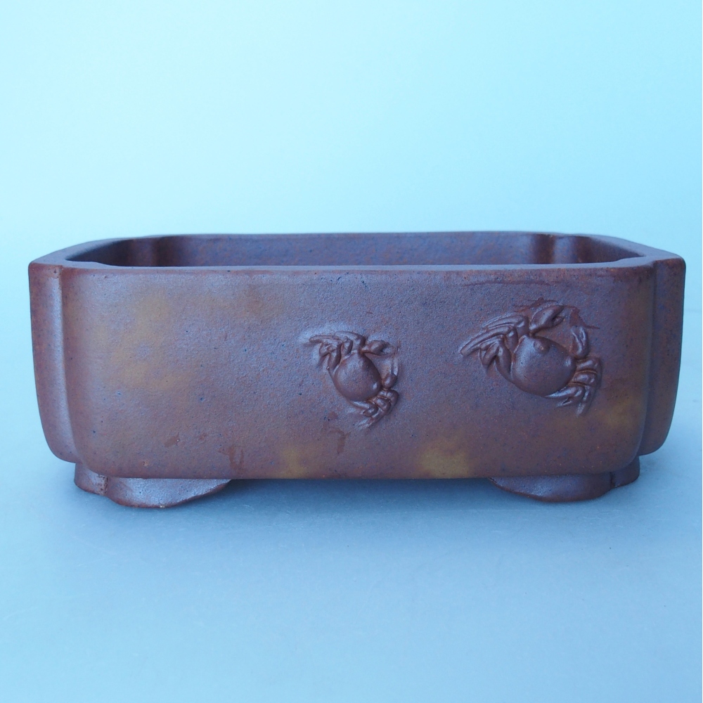 Schale 16 x 11 x 6 cm braun